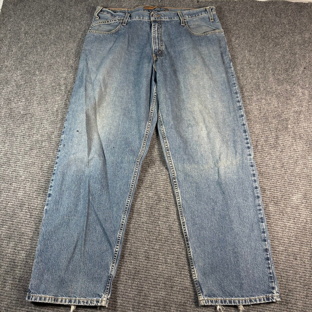 Vtg Levis SilverTab Baggy Jeans Mens 36x32 Blue Good Distressed Skater Y2K Denim